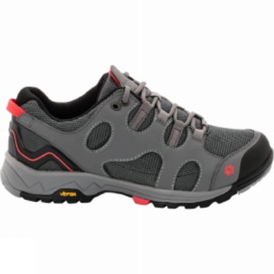 Jack Wolfskin Womens Crosswind Low Shoe Tarmac Grey